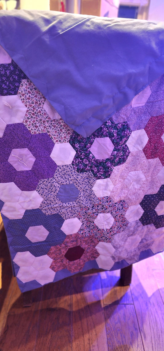 Hand made lap quilt