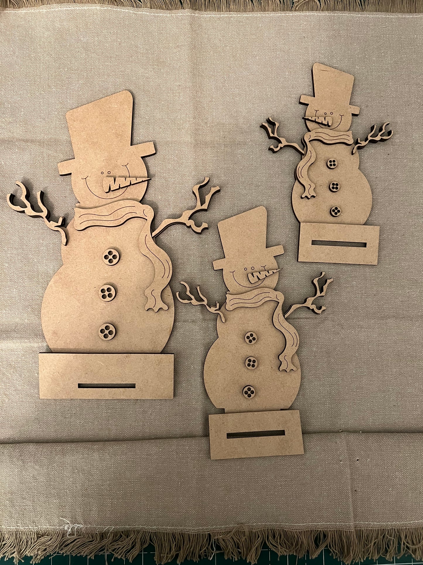 Wood Snowman Kit