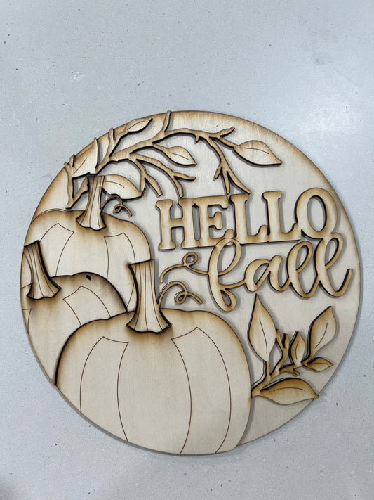 Hello Fall Round